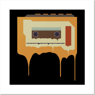 Retro cassette player Posters and Art